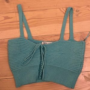 Blue Zara top size L